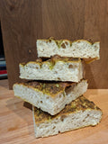 Focaccia Siciliaanse pesto